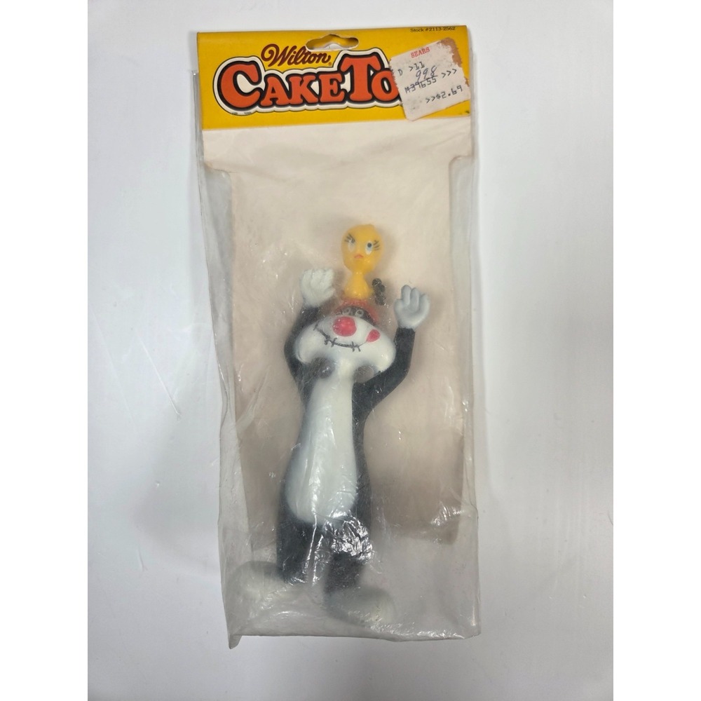 1970's  Wilton Cake Tops  Sylvester & Tweety Vintage  Looney Tunes Cake Topper